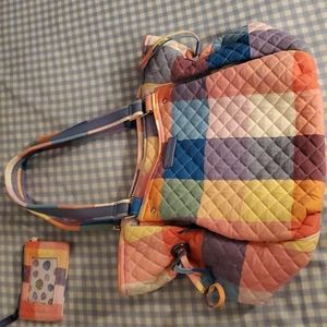 vera bradley bag and wallet new without tags